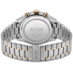 1513819-hugo-boss-watch-men-black-dial-stainless-steel-metal-silver-rose-gold-two-tone-strap-quartz-analog-chronograph-champion