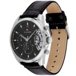 1710449-tommy-hilfiger-watch-men-black-dial-leather-strap-quartz-battery-analog-monthly-weekly-date-baker