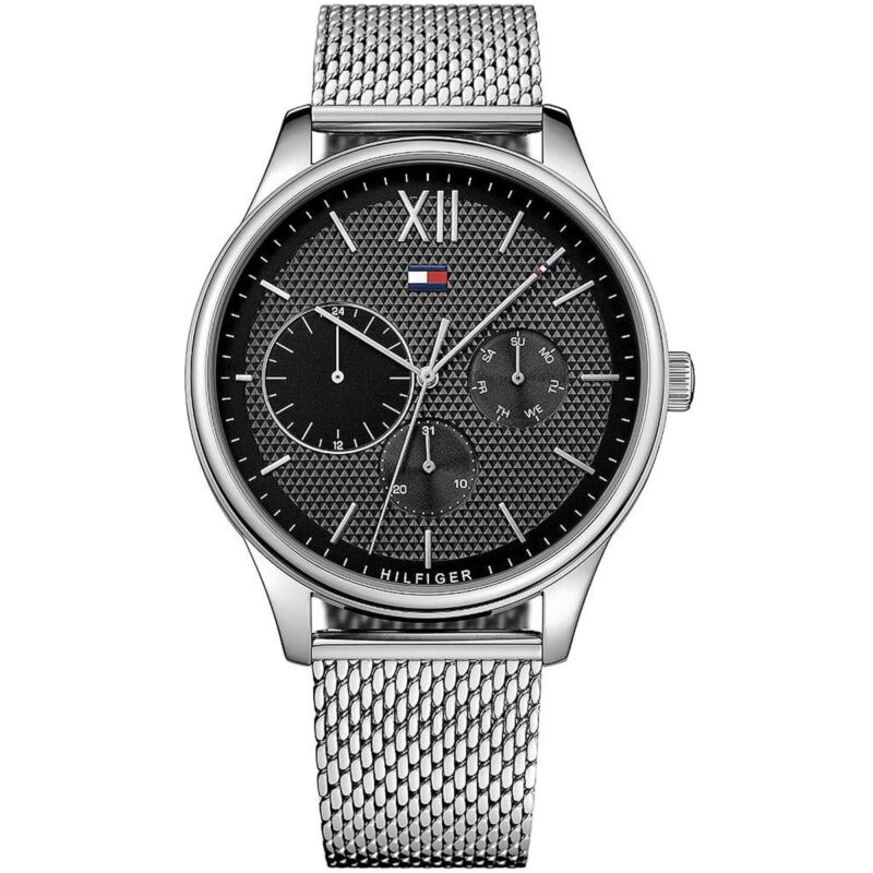 1791415 tommy hilfiger watch men silver metal damon