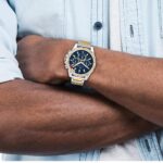 1791937-tommy-hilfiger-watch-men-blue-dial-stainless-steel-metal-silver-gold-strap-quartz-battery-analog-monthly-weekly-date-mason