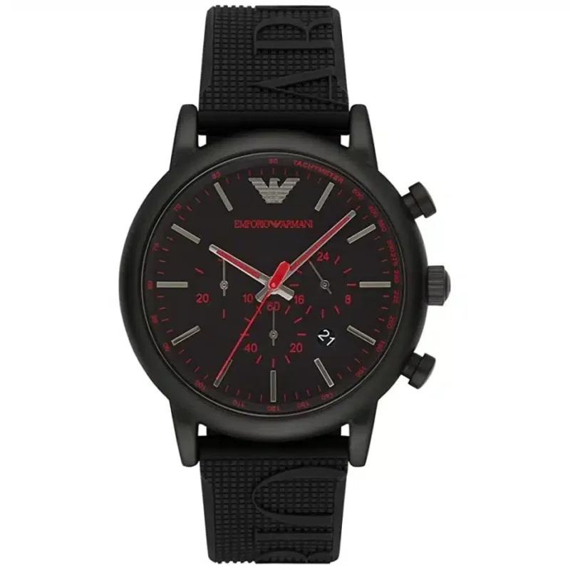 emporio armani luigi chronograph black dial mens watch ar11024 153602