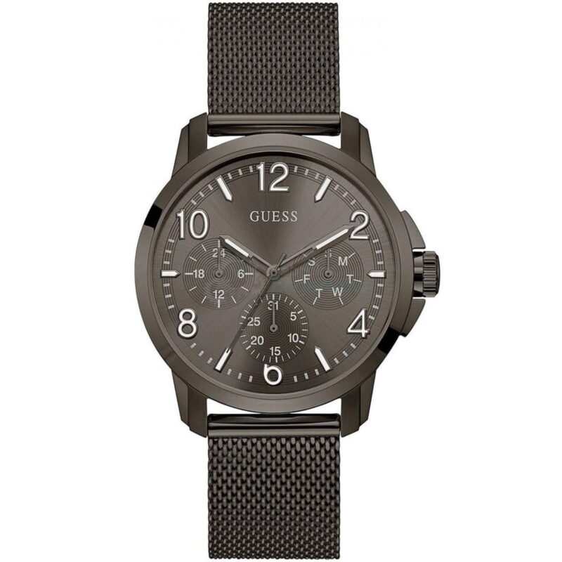 w1040g2 guess watch men gray metal voyage