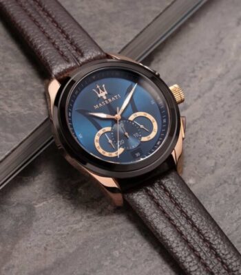 r8871612024 maserati watch men black dial leather strap quartz battery analog chronograph traguardo 5 700x700 1
