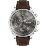 1513476-hugo-boss-watch-men-gray-dial-leather-brown-strap-quartz-analog-chronograph-grand-prix