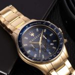 r8873640008-maserati-watch-men-blue-dial-metal-stainless-steel-gold-strap-quartz-battery-analog-chronograph-tachymeter-water-resistant-100-meters-sfida