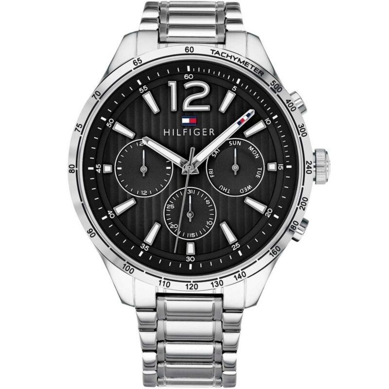 1791469 tommy hilfiger watch men silver metal gavin