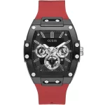 gw0203g4-guess-square-watch-men-black-dial-rubber-red-strap-quartz-battery-analog-phoenix