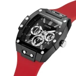 gw0203g4-guess-square-watch-men-black-dial-rubber-red-strap-quartz-battery-analog-phoenix