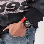 gw0203g4-guess-square-watch-men-black-dial-rubber-red-strap-quartz-battery-analog-phoenix
