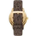 mk6979-michael-kors-watch-women-black-gold-dial-polyurethane-chloride-brown-strap-quartz-battery-analog-three-hand-crystals-runway