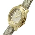 mk6999-michael-kors-watch-women-gold-dial-polyurethane-chloride-brown-strap-quartz-battery-analog-three-hand-crystals-runway
