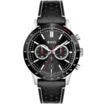 1513920-hugo-boss-watch-men-black-dial-leather-strap-quartz-battery-analog-chronograph-allure
