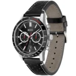 1513920-hugo-boss-watch-men-black-dial-leather-strap-quartz-battery-analog-chronograph-allure