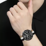 1513963-hugo-boss-watch-men-black-dial-fibers-multicolored-textile-over-leather-strap-quartz-battery-analog-chronograph-allure