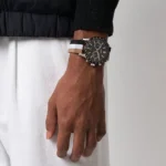 1513963-hugo-boss-watch-men-black-dial-fibers-multicolored-textile-over-leather-strap-quartz-battery-analog-chronograph-allure