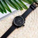 1514022-hugo-boss-watch-chronograph-10bar-330ft-men-black-dial-rubber-brown-strap-quartz-battery-analog-centre-court