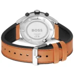 1514025-hugo-boss-watch-chronograph-10bar-330ft-men-black-dial-rubber-orange-strap-quartz-battery-analog-centre-court