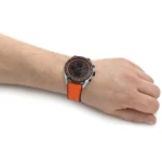 1514025-hugo-boss-watch-chronograph-10bar-330ft-men-black-dial-rubber-orange-strap-quartz-battery-analog-centre-court