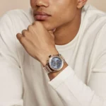 1514026-hugo-boss-watch-men-blue-dial-metal-stainless-silver-rose-gold-strap-quartz-battery-analog-chronograph-center-court