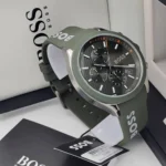 1514060-hugo-boss-watch-men-black-dial-rubber-strap-quartz-battery-analog-chronograph-velocity