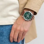 1792064-tommy-hilfiger-watch-men-green-dial-leather-brown-strap-quartz-battery-analog-lars