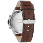 1792064-tommy-hilfiger-watch-men-green-dial-leather-brown-strap-quartz-battery-analog-lars