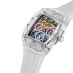 gw0499g3-guess-watch-men-square-multicolored-dial-rubber-transparent-strap-quartz-battery-analog-phoenix