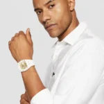 gw0499g5-guess-watch-men-square-gold-dial-rubber-white-strap-quartz-battery-analog-phoenix