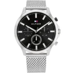 1710498-tommy-hilfiger-watch-men-black-dial-mesh-metal-stainless-steel-silver-strap-quartz-battery-analog-ryder