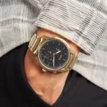1514006-hugo-boss-watch-men-black-dial-metal-stainless-gold-strap-quartz-battery-analog-chronograph-trace