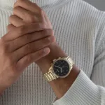 1514006-hugo-boss-watch-men-black-dial-metal-stainless-gold-strap-quartz-battery-analog-chronograph-trace
