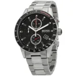 1513509-hugo-boss-watch-men-black-dial-metal-stainless-silver-strap-quartz-battery-analog-chronograph-rafale