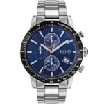 1513510-hugo-boss-watch-men-blue-dial-metal-stainless-silver-strap-quartz-battery-analog-chronograph-rafale