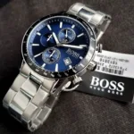 1513510-hugo-boss-watch-men-blue-dial-metal-stainless-silver-strap-quartz-battery-analog-chronograph-rafale