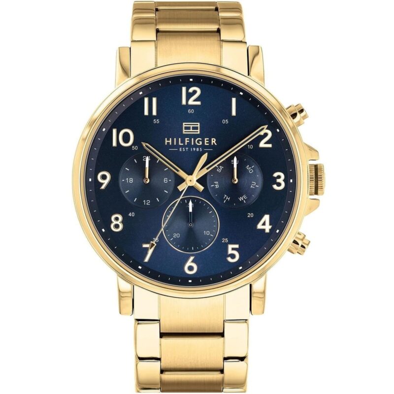 1710384 tommy hilfiger watch men gold metal daniel