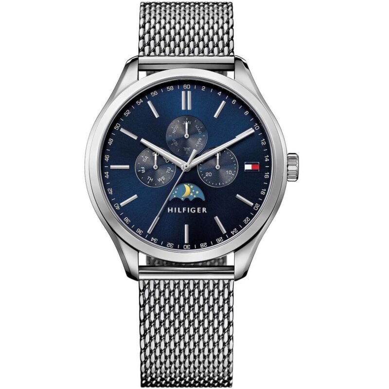 1791302 tommy hilfiger watch men silver metal oliver