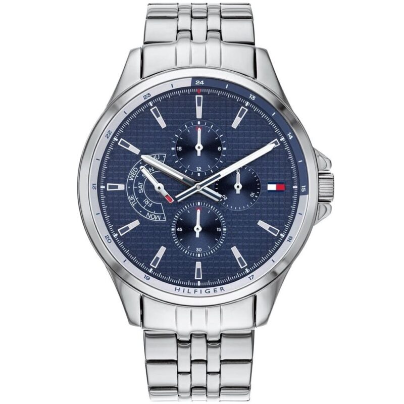 1791612 tommy hilfiger watch men silver metal shawn