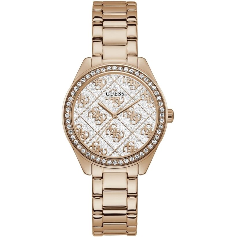 gw0001l3 guess watch women rose gold metal sugar