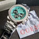 gw0489g3-guess-watch-men-turquoise-dial-metal-stainless-steel-silver-strap-quartz-battery-analog-empire