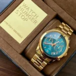 mk5815-michael-kors-chronograph-watch-women-blue-dial-metal-stainless-steel-gold-strap-quartz-battery-analog-100-series-runway