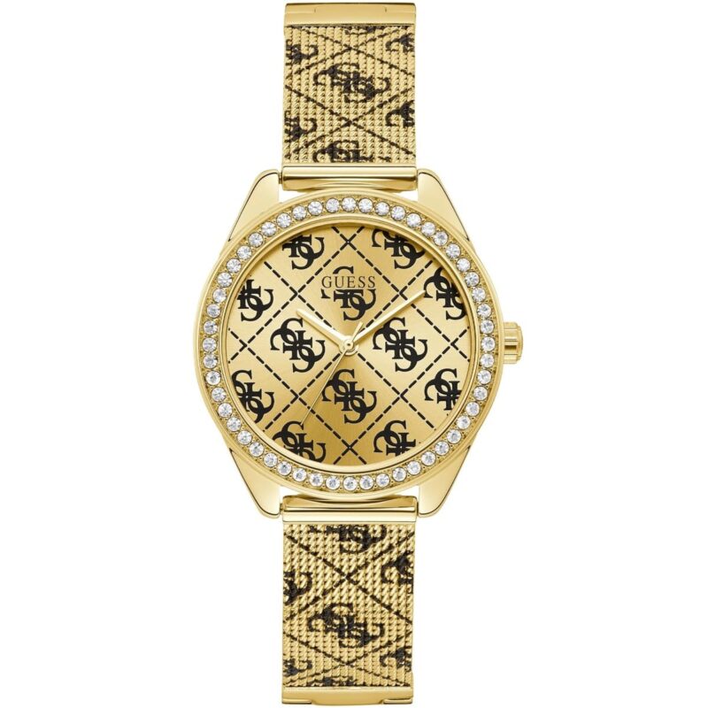 w1279l2 guess watch women gold metal claudia