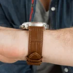 1710398-tommy-hilfiger-watch-water-resistant-5atm-165-feet-men-gray-dial-gunmetal-leather-brown-strap-quartz-battery-analog-three-hand-kane