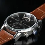 1710398-tommy-hilfiger-watch-water-resistant-5atm-165-feet-men-gray-dial-gunmetal-leather-brown-strap-quartz-battery-analog-three-hand-kane
