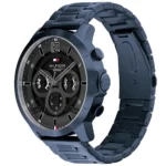 1710493-tommy-hilfiger-watch-5atm-water-resistant-men-gray-dial-metal-stainless-steel-blue-strap-quartz-battery-analog-luca