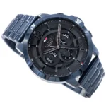 1710493-tommy-hilfiger-watch-5atm-water-resistant-men-gray-dial-metal-stainless-steel-blue-strap-quartz-battery-analog-luca