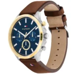 1710496-tommy-hilfiger-watch-men-blue-dial-leather-brown-strap-quartz-battery-analog-ryder