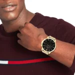 1710511-tommy-hilfiger-watch-men-black-dial-metal-stainless-steel-gold-strap-quartz-battery-analog