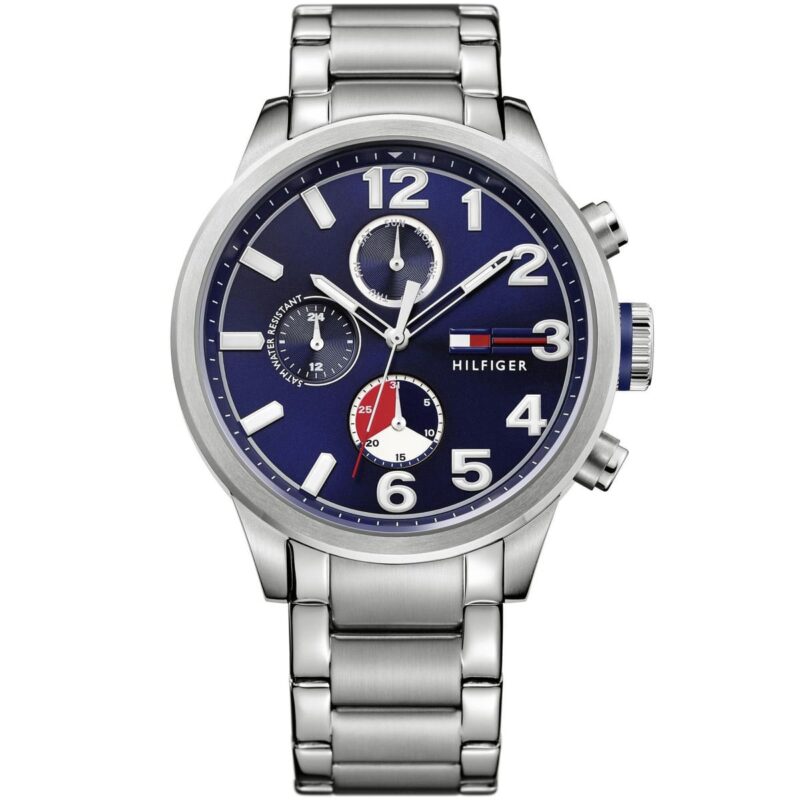 1791242 tommy hilfiger watch men silver metal stainless steel jackson