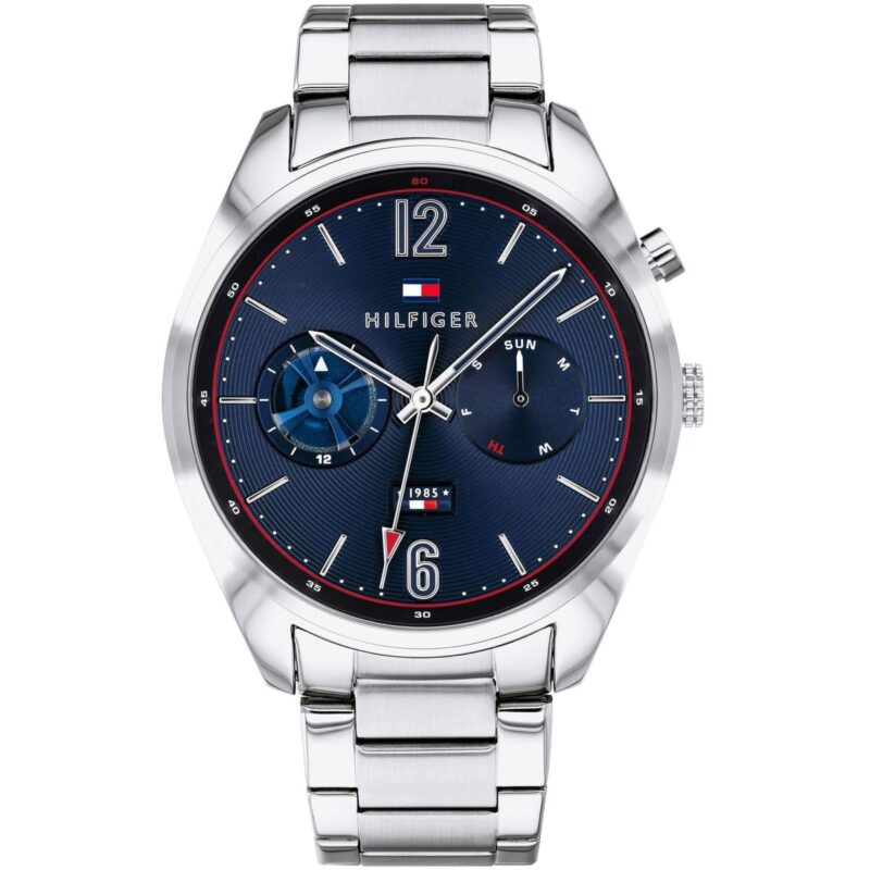 1791551 tommy hilfiger watch men silver metal stainless steel deacan