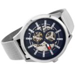 1791643-tommy-hilfiger-watch-men-blue-dial-stainless-steel-metal-silver-strap-automatic-analog-three-hand-mesh-spencer